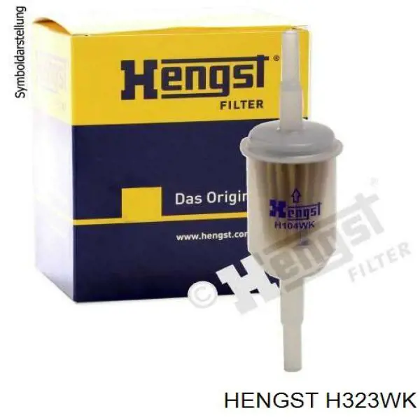 Фільтр тонкого очищення палива Hengst H323WK ціна, від 46.71 USD