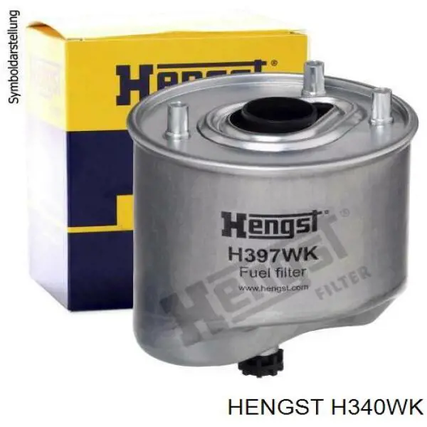 Купити H340WK Hengst Фільтр-відстійник палива грубої очистки