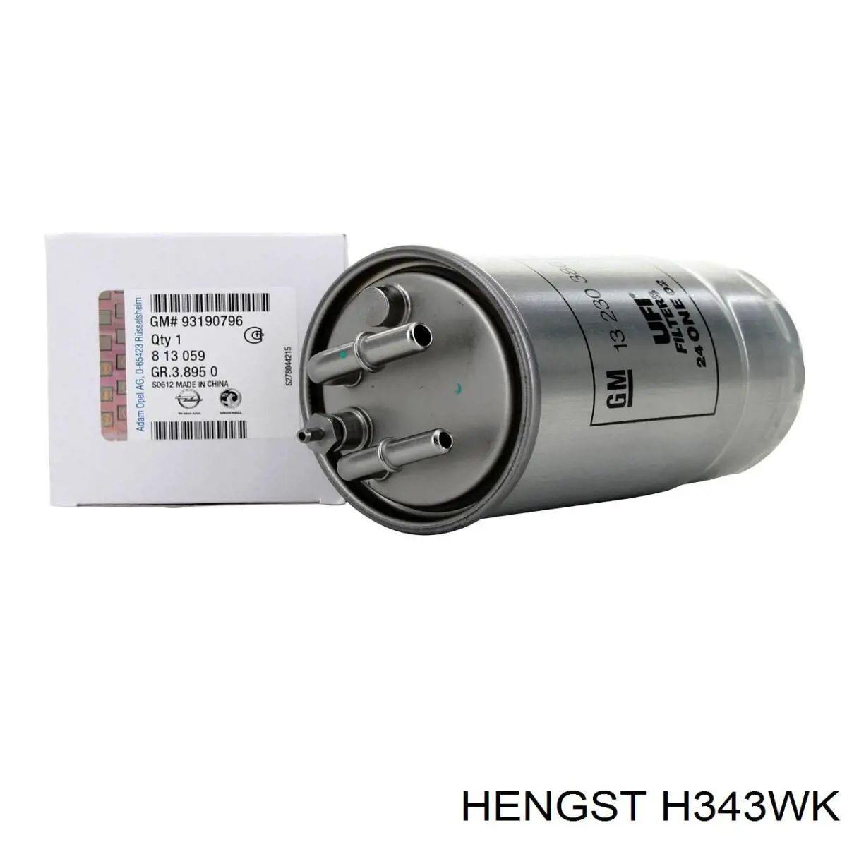 Паливний фільтр H343WK Hengst