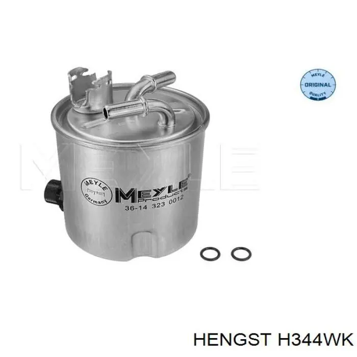 H344WK Hengst фільтр паливний