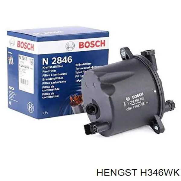 Паливний фільтр H346WK Hengst