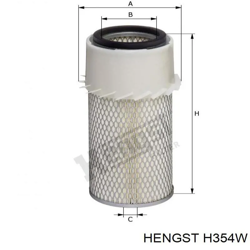 Фільтр масляний H354W Hengst