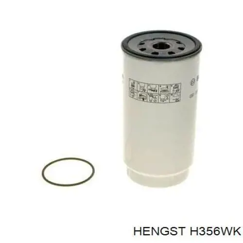 Паливний фільтр H356WK Hengst
