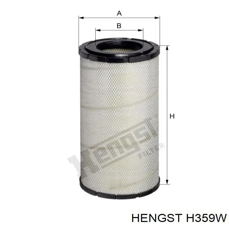 Масляний фільтр двигуна Hengst H359W ціна, від 16.50 USD