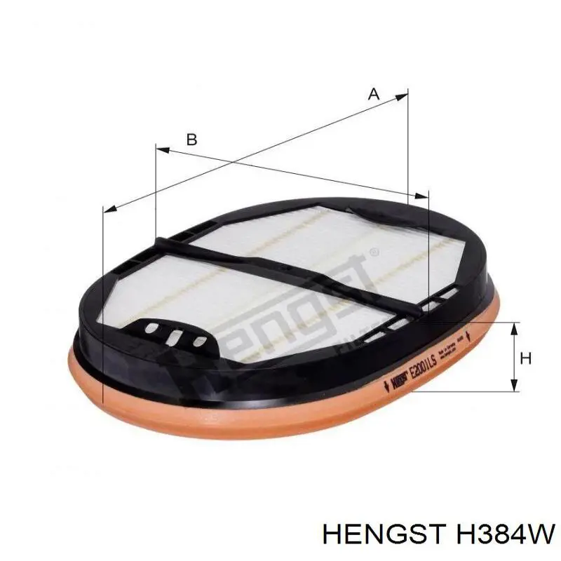 H384W Hengst Фільтр масла