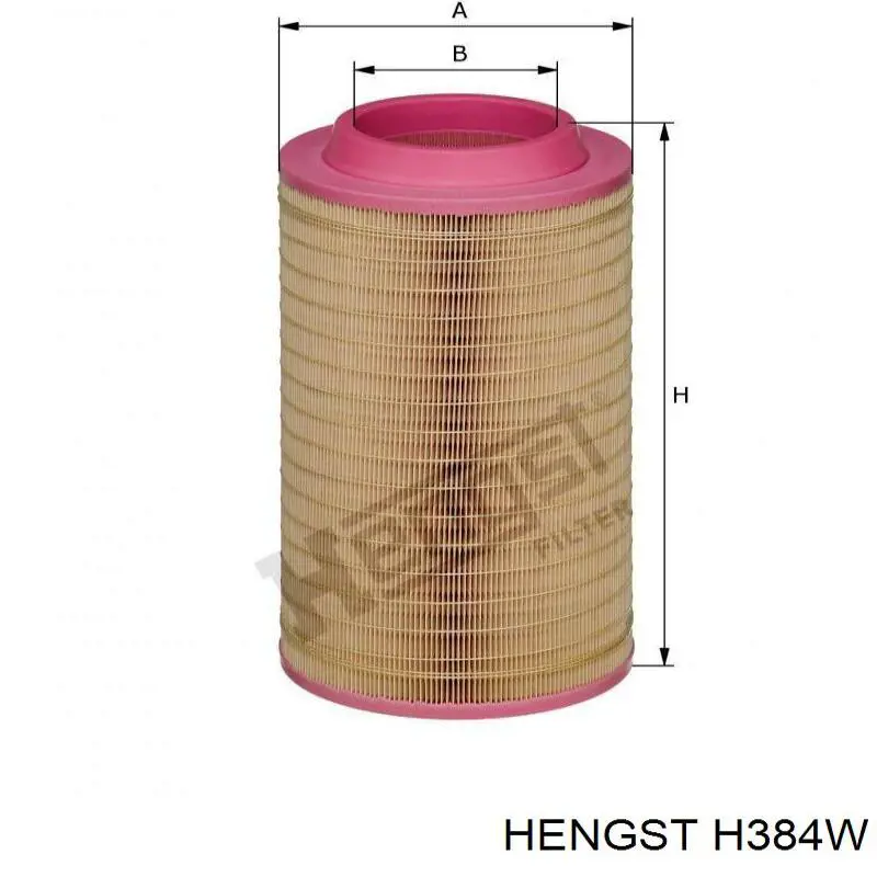 Фільтр масляний Hengst H384W