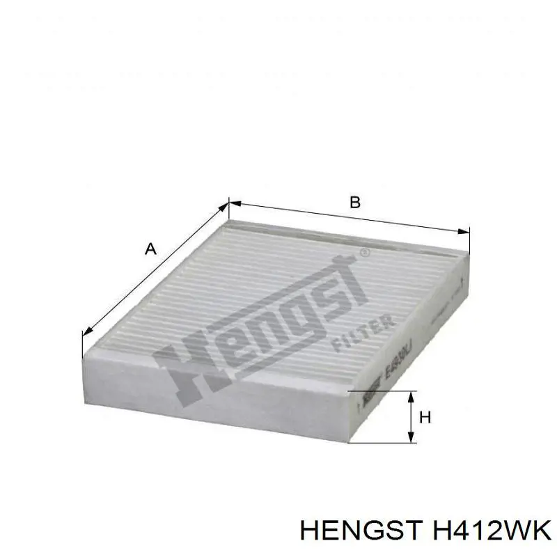 H412WK Hengst Фільтр палива