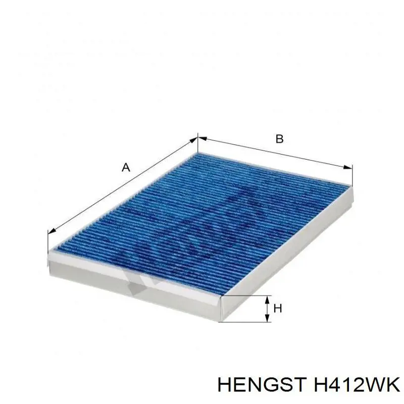 Фільтр паливний Hengst H412WK