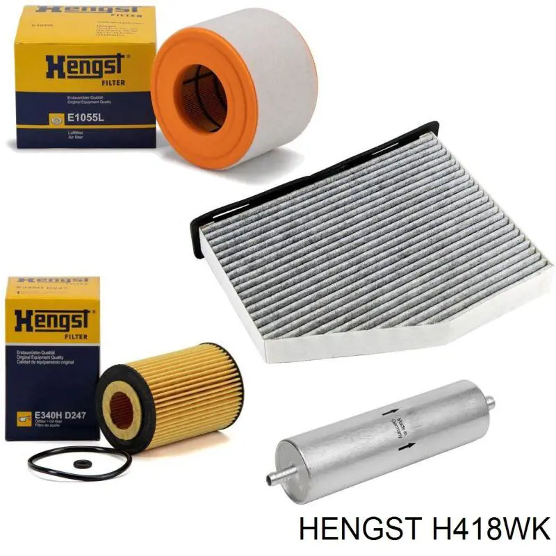 H418WK Hengst фільтр паливний