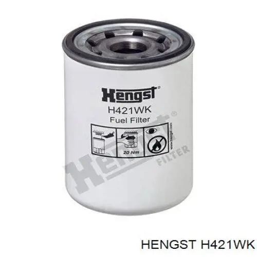 H421WK Hengst фільтр паливний