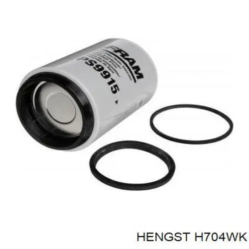 Паливний фільтр H704WK Hengst