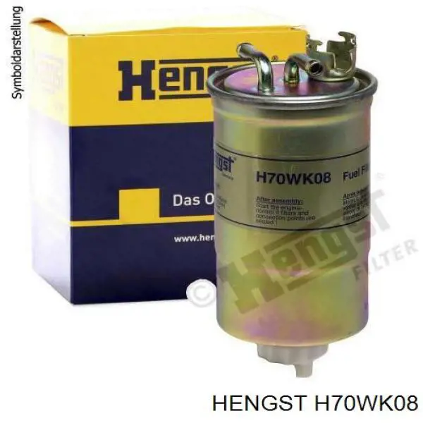 Фільтр тонкого очищення палива Hengst H70WK08 ціна, від 15.34 USD