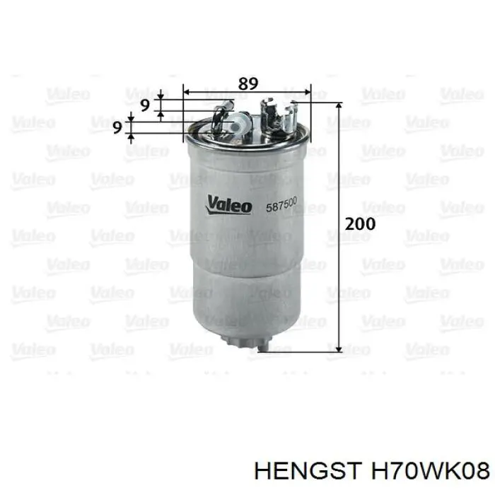 Купити H70WK08 Hengst Фільтр-відстійник палива грубої очистки
