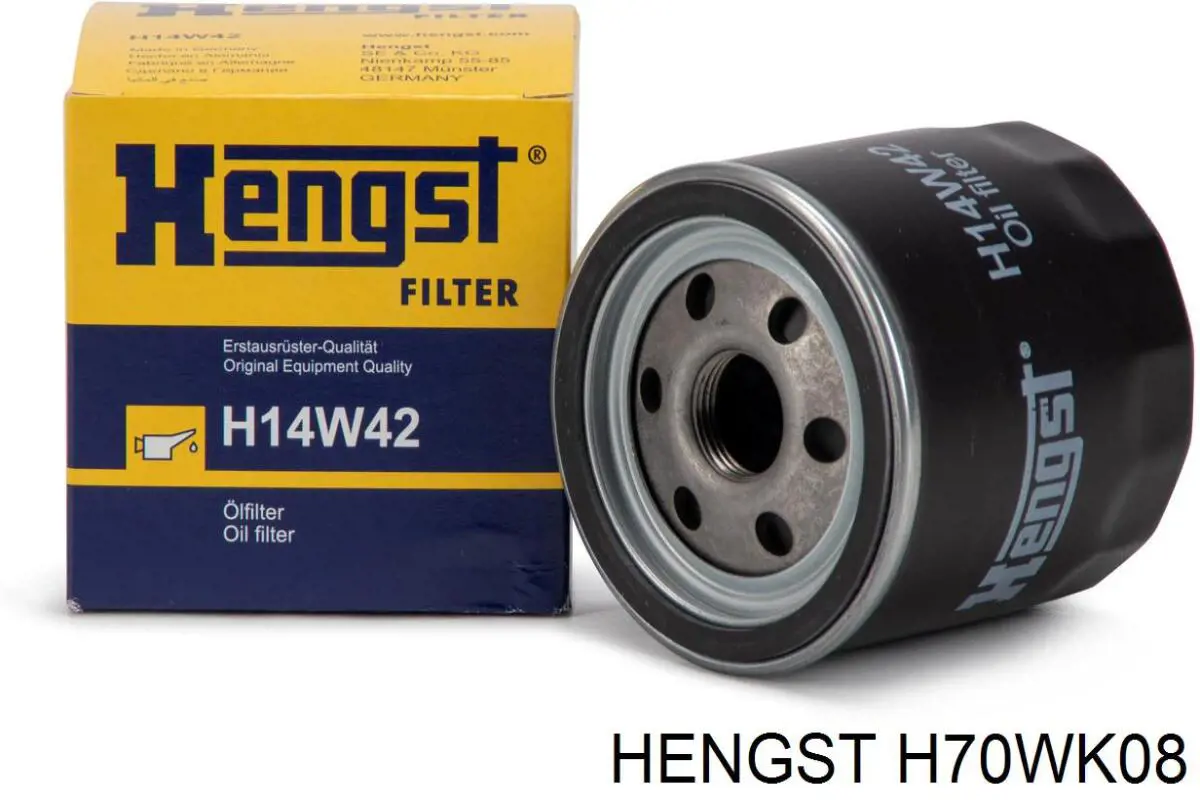 Паливний фільтр H70WK08 Hengst