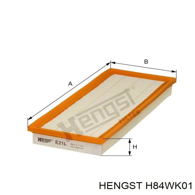 Паливний фільтр H84WK01 Hengst