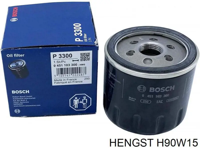 Масляний фільтр двигуна Hengst H90W15 ціна, від 4.71 USD
