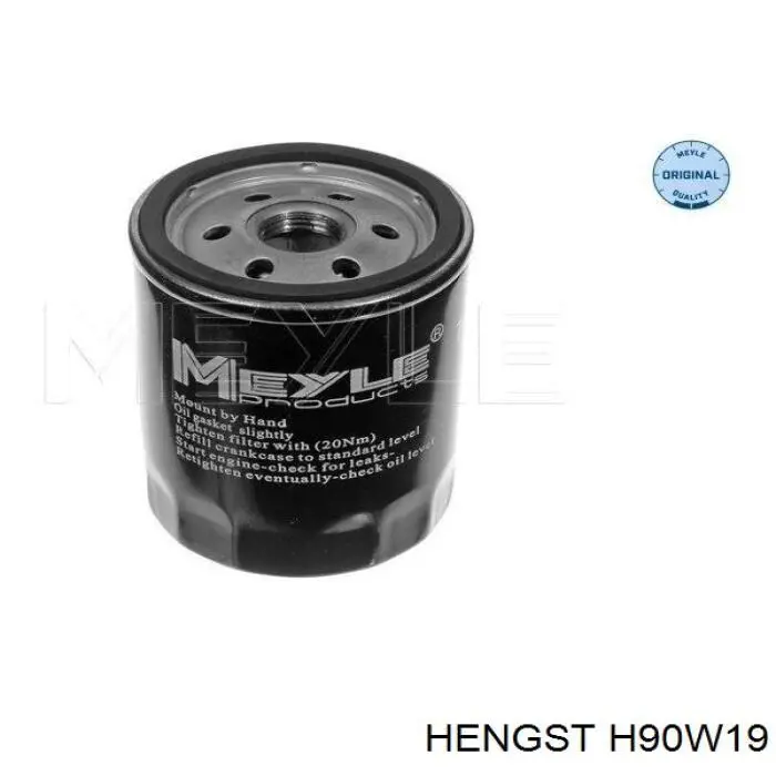 Масляний фільтр H90W19 Hengst