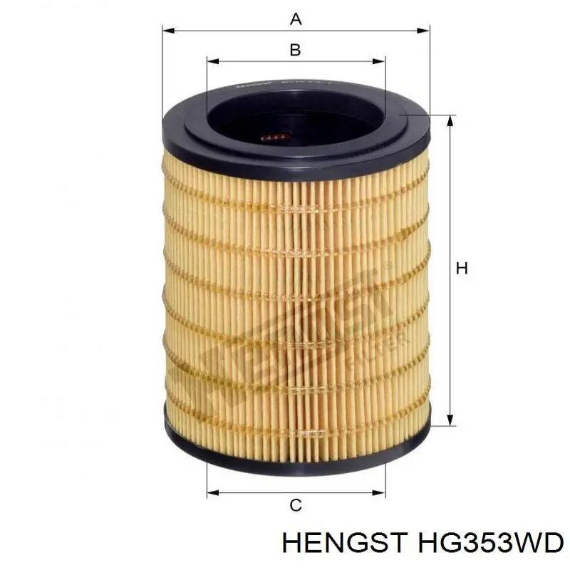 Купити HG353WD Hengst Фільтр гідравлічної системи