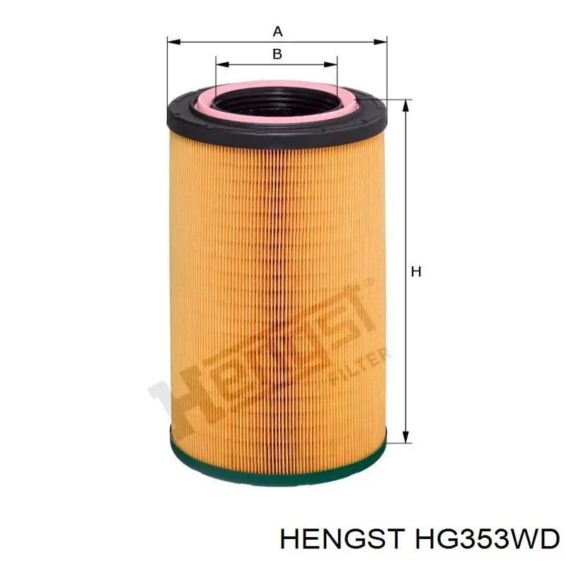 Фільтр гідравлічної системи HG353WD Hengst