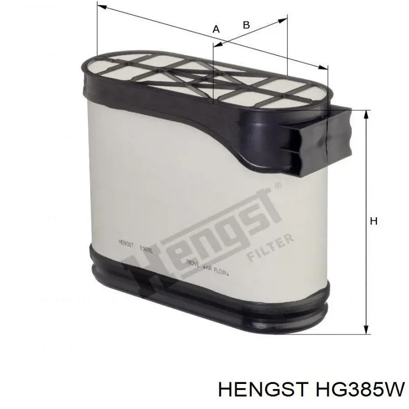 Фільтр гідравлічної системи HG385W Hengst