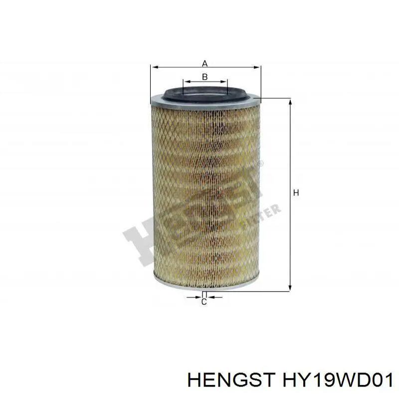 Купити HY19WD01 Hengst Фільтр гідравлічної системи