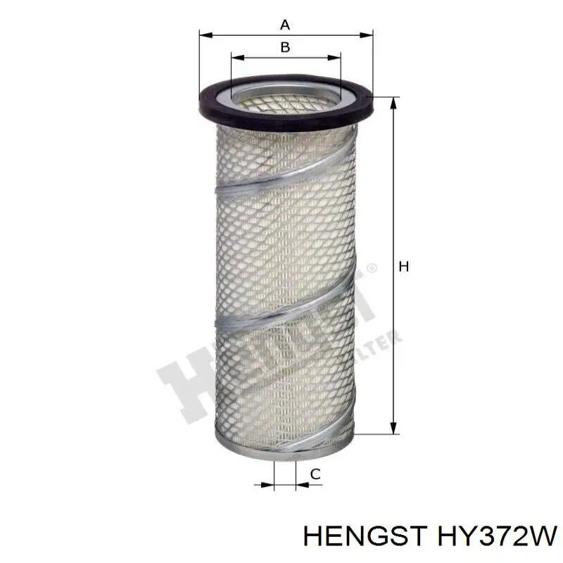 Фільтр гідравлічної системи HY372W Hengst