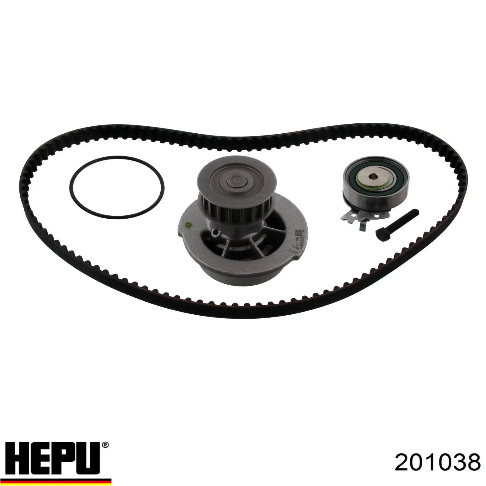 Комплект ГРМ Hepu 201038 ціна, від 36.70 USD