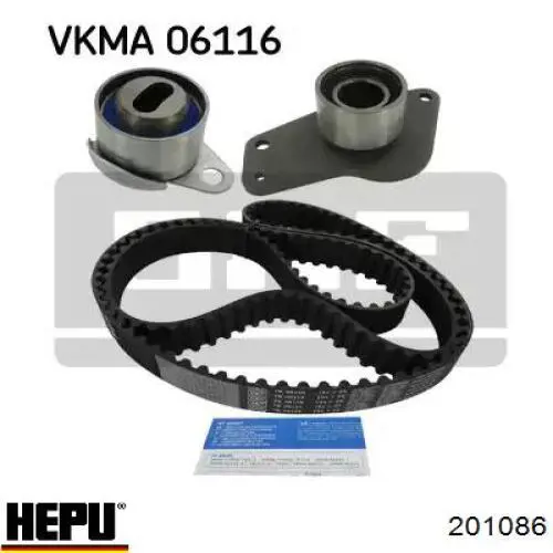 Комплект ГРМ Hepu 201086 ціна, від 63.56 USD