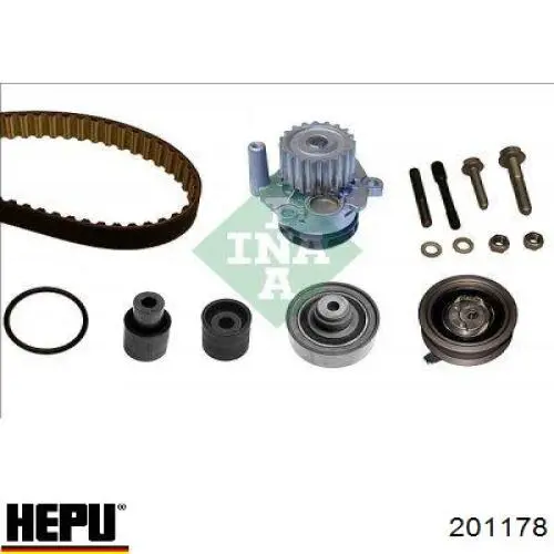 Комплект ГРМ Hepu 201178 ціна, від 128.39 USD
