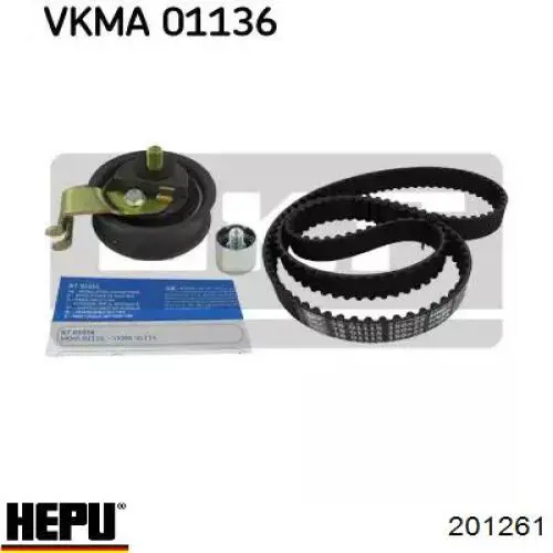Комплект ГРМ 201261 Hepu