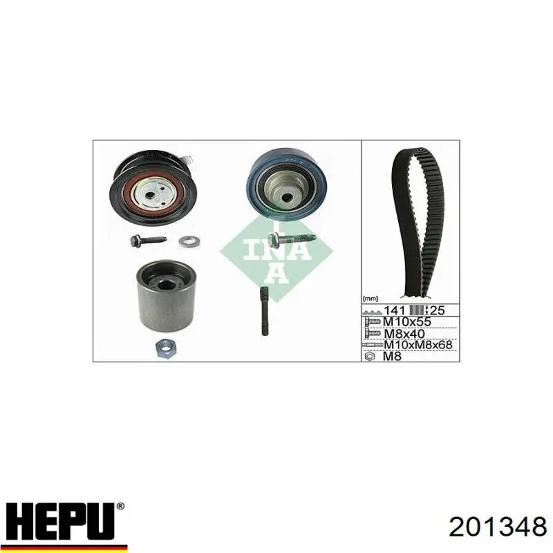 Купити 201348 Hepu ГРМ ремень