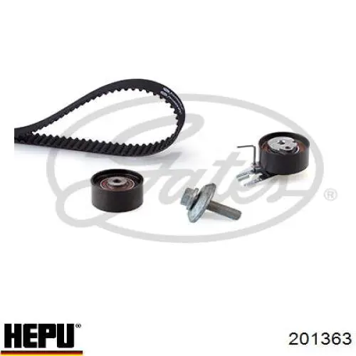Комплект ГРМ Hepu 201363 ціна, від 61.05 USD
