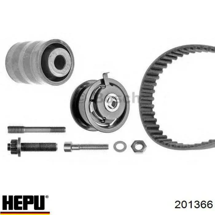 Комплект ГРМ Hepu 201366 ціна, від 70.46 USD