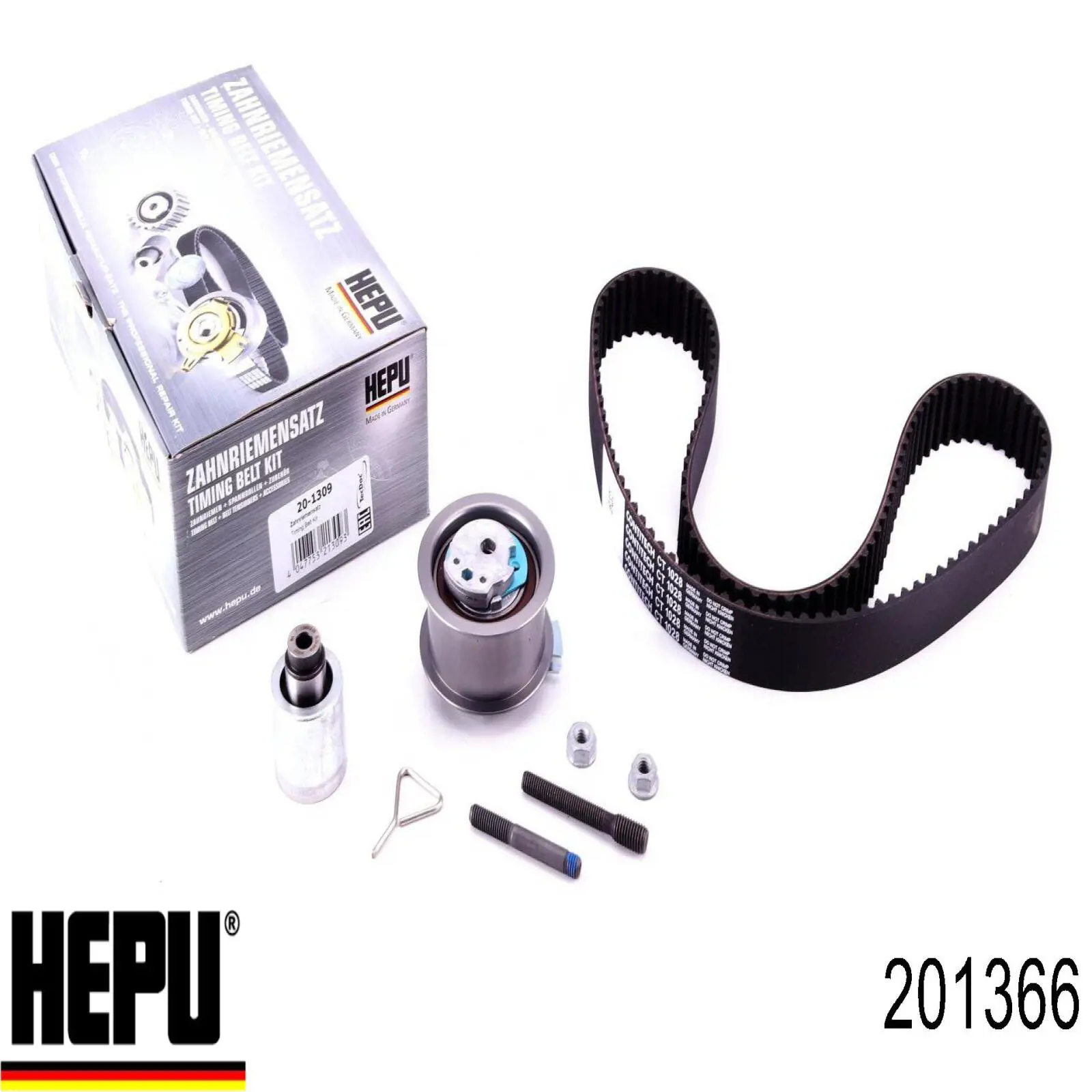 Комплект ГРМ Hepu 201366 ціна, від 70.46 USD
