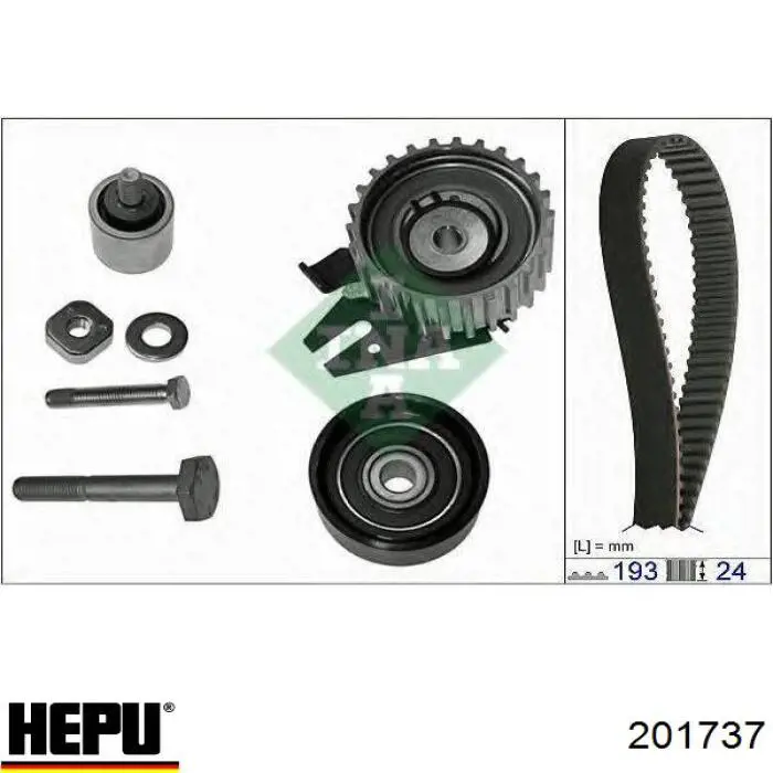 Ремкомплект ГРМ Hepu 201737