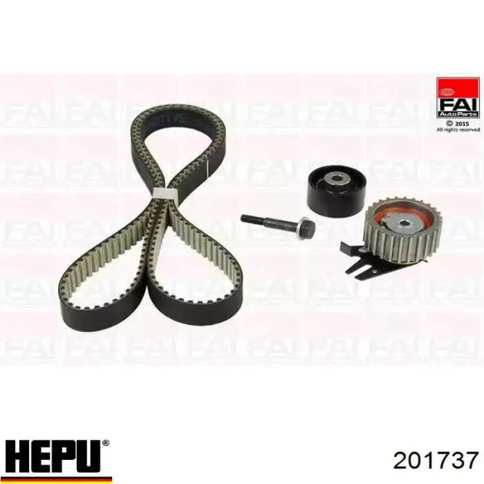 Комплект ГРМ Hepu 201737 ціна, від 81.33 USD