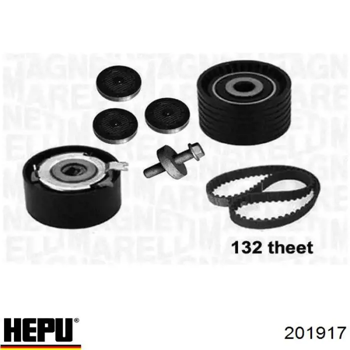 Комплект ГРМ Hepu 201917 ціна, від 79.89 USD