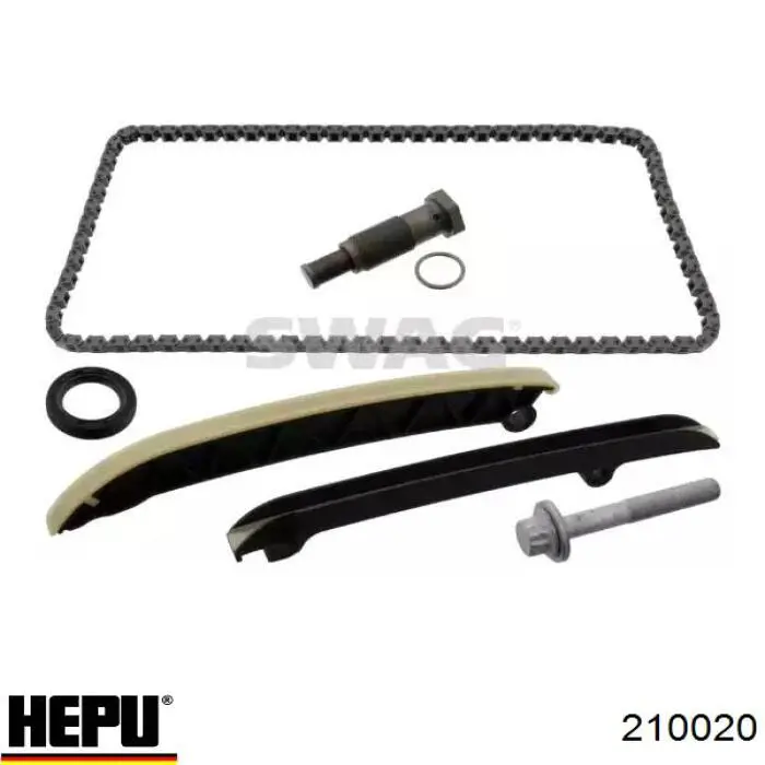Ланцюг ГРМ, комплект Hepu 210020 ціна, від 155.69 USD