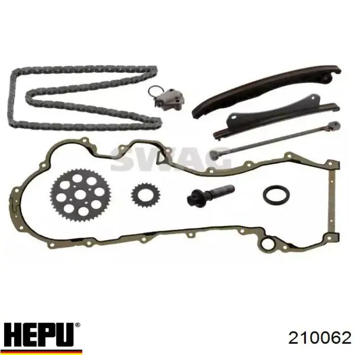 210062 Hepu Ланцюг ГРМ, комплект