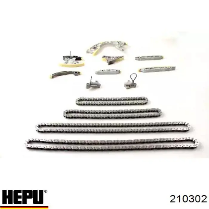 Комплект ланцюга ГРМ 210302 Hepu