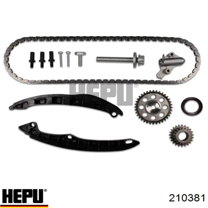Ланцюг ГРМ, комплект Hepu 210381 ціна, від 158.19 USD