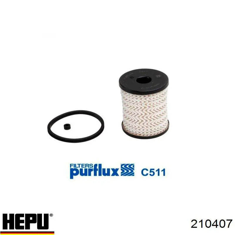Ланцюг ГРМ, комплект, верхня Hepu 210407 ціна, від 356.51 USD