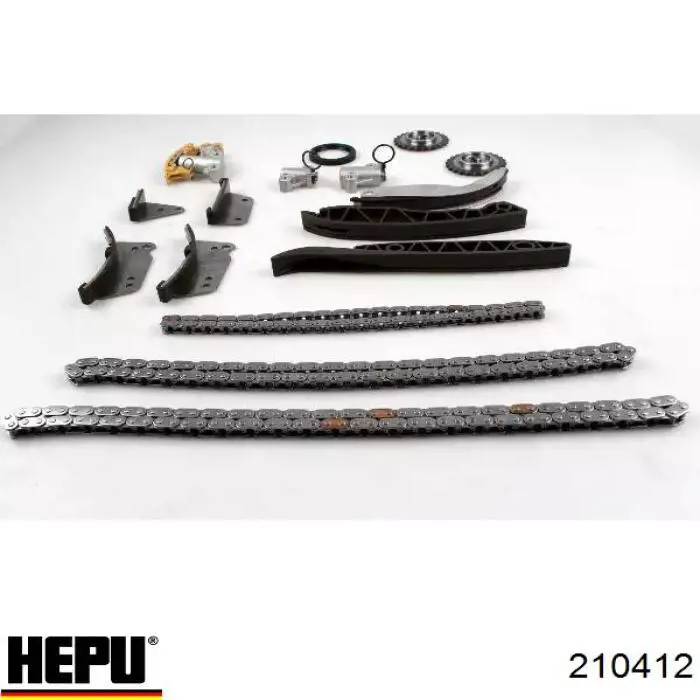 Ланцюг ГРМ, комплект Hepu 210412 ціна, від 267.79 USD