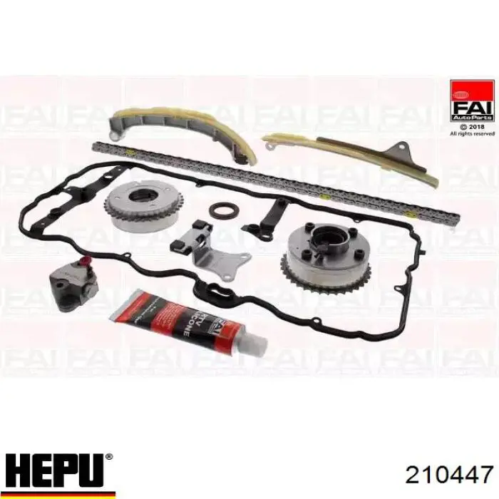 Ланцюг ГРМ, комплект Hepu 210447
