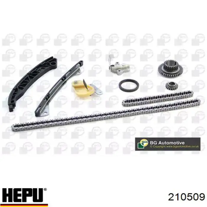 Комплект ланцюга ГРМ 210509 Hepu