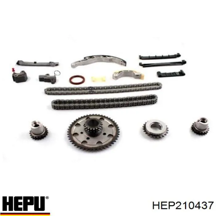 Ланцюг ГРМ, комплект Hepu HEP210437 ціна, від 319.71 USD