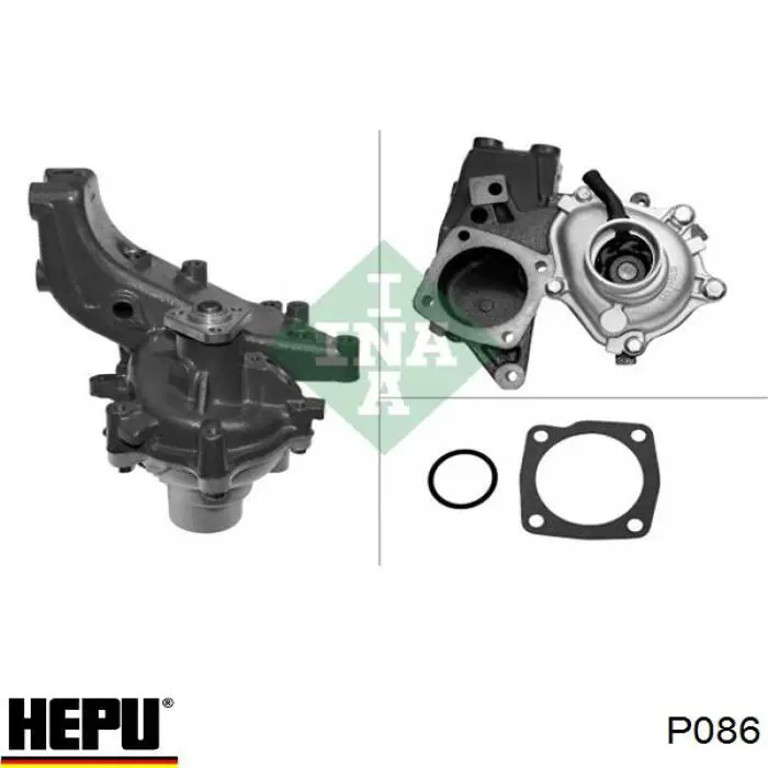 Купити P086 Hepu Насос охолоджуючої рідини