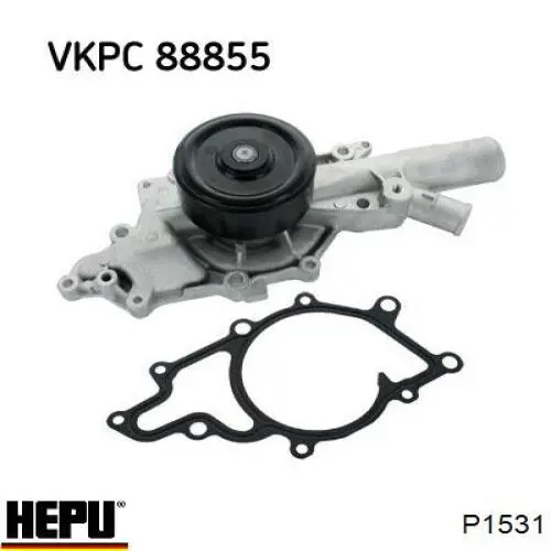 Помпа охолодження Hepu P1531 ціна, від 83.69 USD