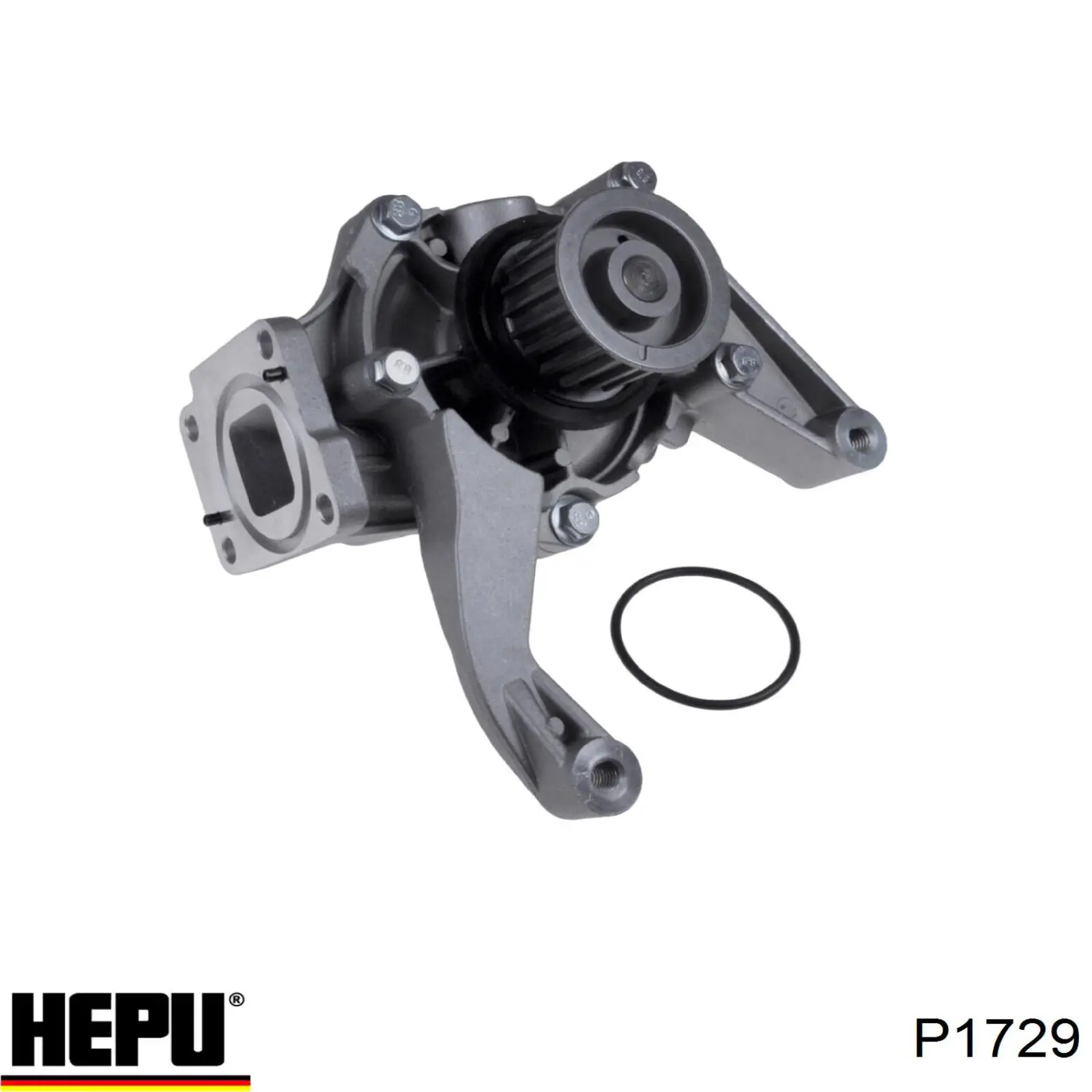 Помпа водяна (насос) охолодження, в зборі з корпусом P1729 Hepu