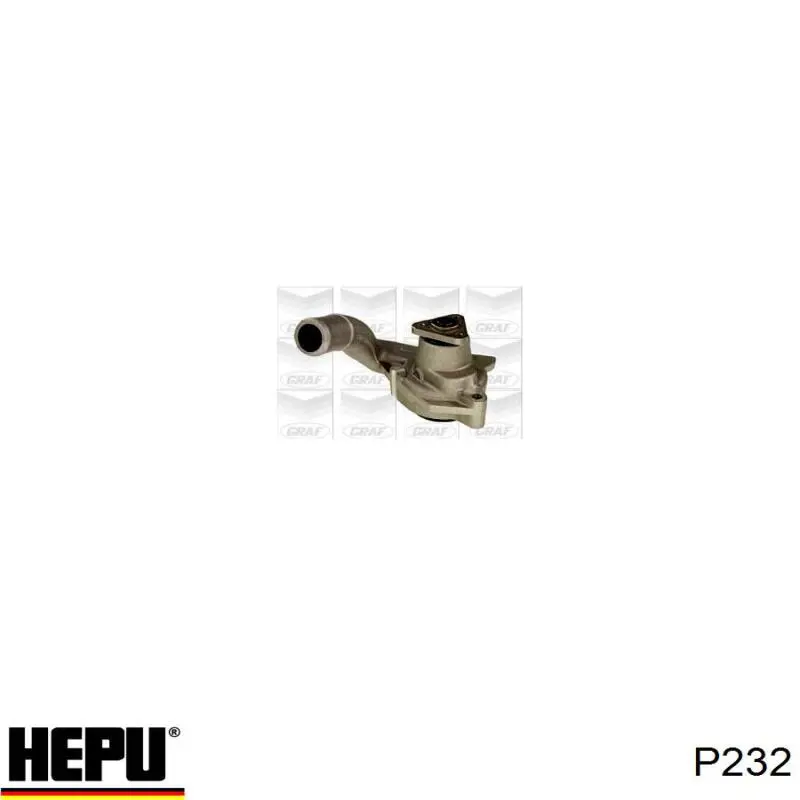 Купити P232 Hepu Насос охолоджуючої рідини